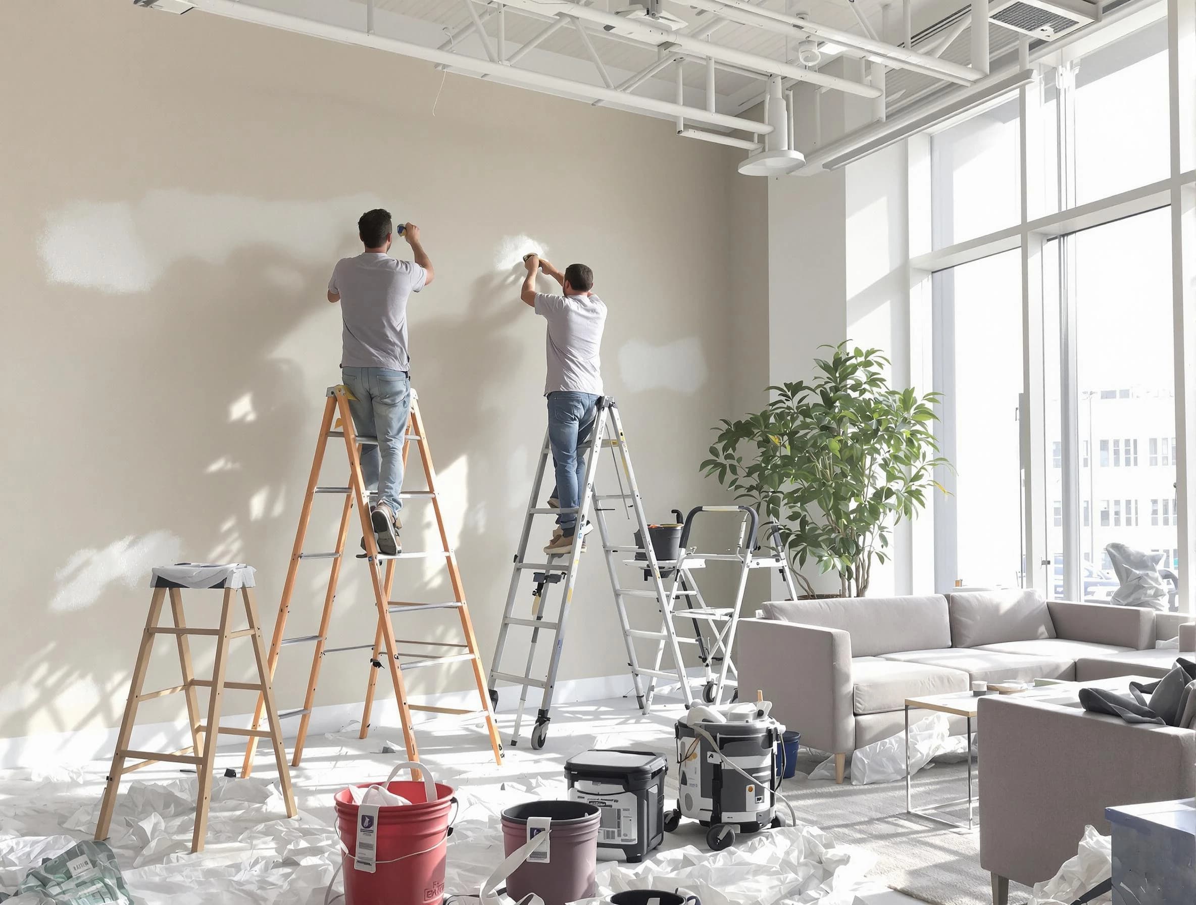 Brecksville House Painters delivering commercial painting services in Brecksville, OH