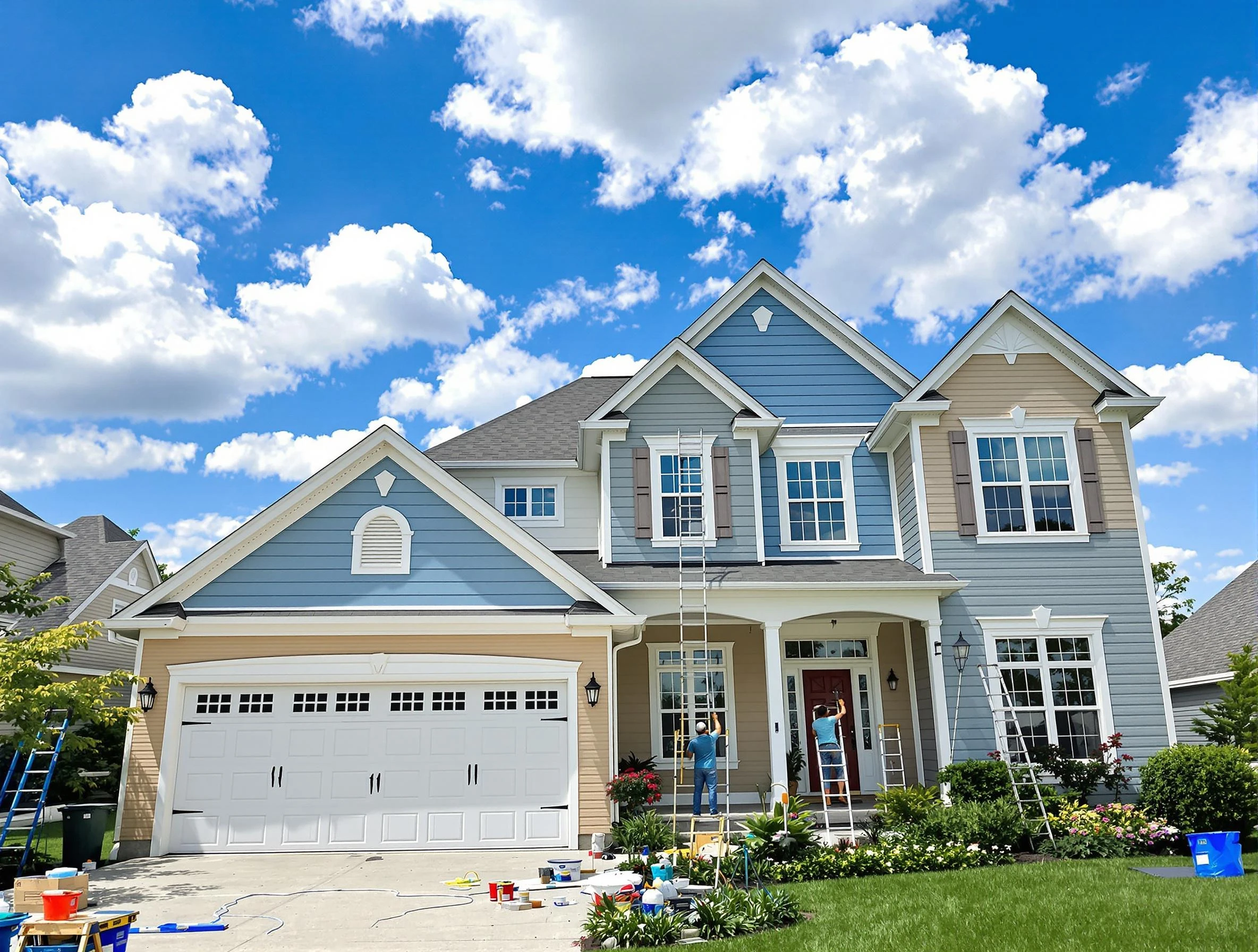 Professional house painting by Brecksville House Painters experts in Brecksville, OH